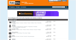 Desktop Screenshot of forobeta.com